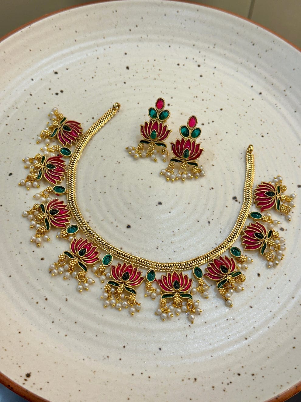 Guttapusalu Hanging Lotus With Pearl