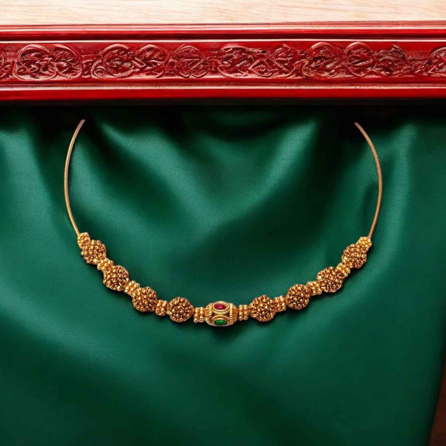 Golden Balls Necklace