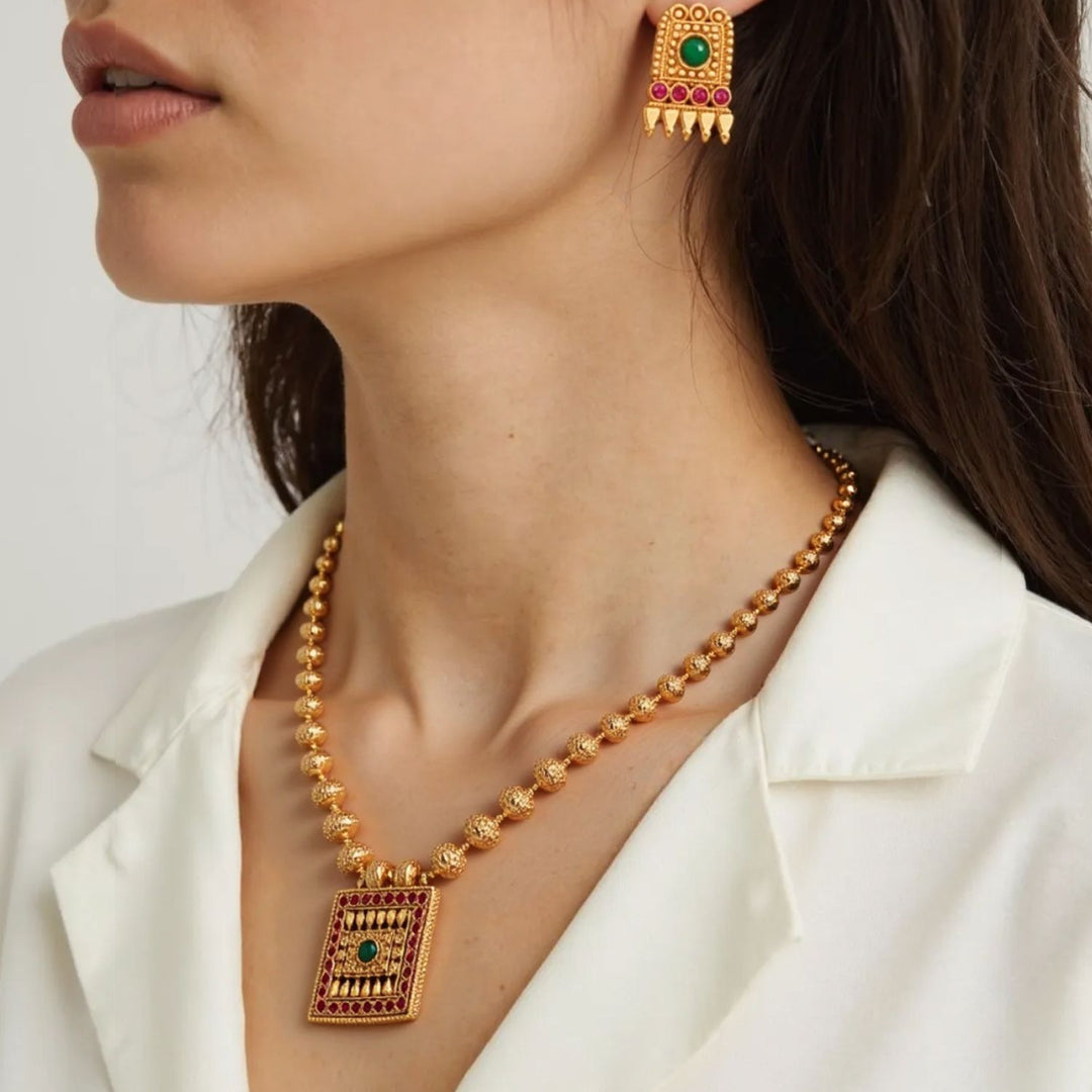 Reversible Multi Colour Necklace