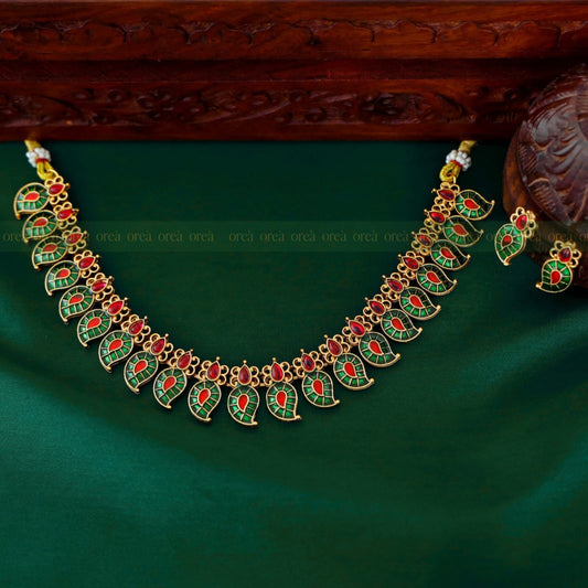 Enamel Kemp Necklace