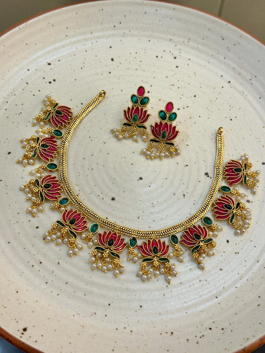 Guttapusalu Hanging Lotus With Pearl