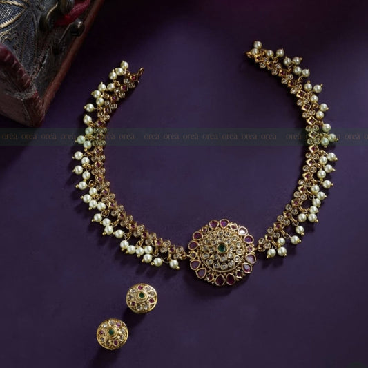 Rajmamdini choker with bead