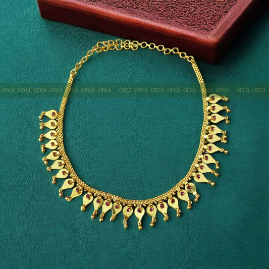 Gold Covering Thalikoottam Necklace