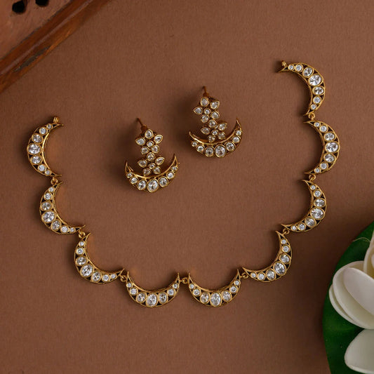 Uncut Moon Ad Necklace